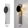 Modern LED Wall Light Rotatable Corrugated Wall lamp Stainless Steel Atmosphere Wall Sconces Hotel Bedroom Bedhead Lights
