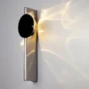 Modern LED Wall Light Rotatable Corrugated Wall lamp Stainless Steel Atmosphere Wall Sconces Hotel Bedroom Bedhead Lights