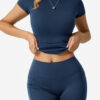 Brushed Slim Yoga Set Quick Dry Fitness Outfit