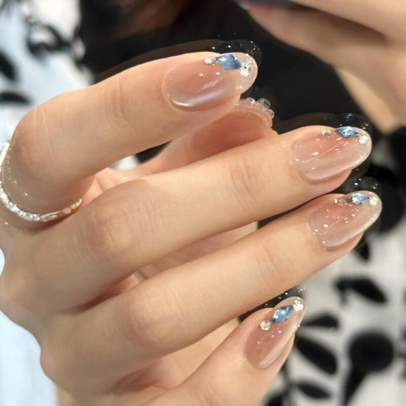 Small Diamond Handmade Nails
