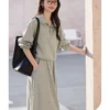 S10940c6726974c4a93c21fe30ec9304cR.webp VIMLY 2 Piece Sweatshirt Skirt Set Woman Outfits 2026 Casual Cotton Blend Ladies Zipper Lapel Top Skirt Clothing Sets A0168