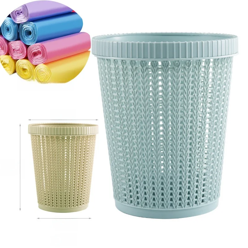 Large Capaci Kitchen Batoom Living Room Toilet Auatic Bag Changing Tra Can Creative Home Use Dusin with Lid