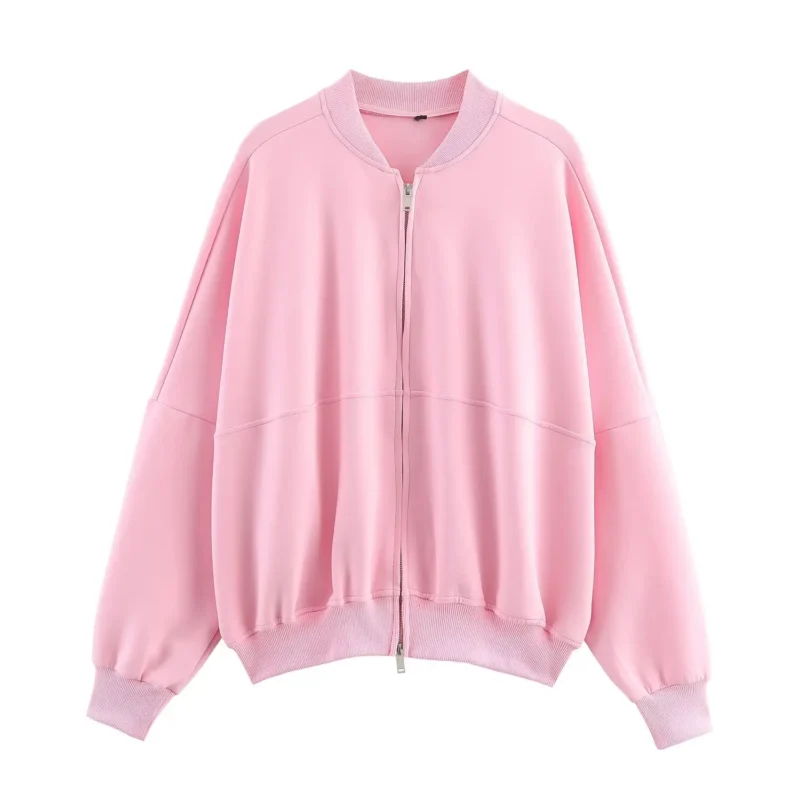 S3c85e34f206648c489d11fec58b5e566G.webp Spring and Autumn New Product Fashion Casual Sports Set Bomber Jacket Jacket Flag Pants