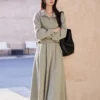 S3e7dfc608b894c058c04b8c6d3495033Q.webp VIMLY 2 Piece Sweatshirt Skirt Set Woman Outfits 2026 Casual Cotton Blend Ladies Zipper Lapel Top Skirt Clothing Sets A0168