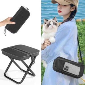 S51fed0b3c0144e759be054dc1188dbb5Q.webp Portable Foldable Backpack Stool Lightweight Camping Fishing Picnic Chair Outdoor Outdoor Adventure Seat for Hiking Travel