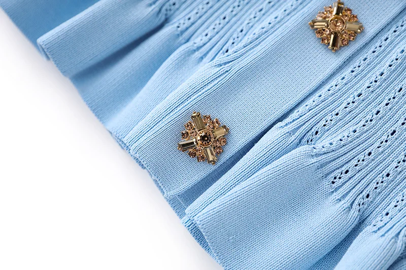 DGLUKE Knitted 2 Pieces Set For Woman Long Sleeve Top And Long Skirt Set 2 Piece Elegant Outfits Sweater Matching Sets