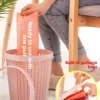 Large Capaci Kitchen Batoom Living Room Toilet Auatic Bag Changing Tra Can Creative Home Use Dusin with Lid