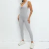 Seamless Yoga Jumpsuits Sports Fitness Set One-Piece Open back Sleeveless Running Quick Dry Gym romper Workout Clothes for Women