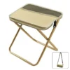 Foldable Backpack Stool Portable Small Mazar Satchel Pen Bag Camping Stool Lightweight Outdoor Folding Chair for Fishing Travel