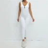 Seamless Yoga Jumpsuits Sports Fitness Set One-Piece Open back Sleeveless Running Quick Dry Gym romper Workout Clothes for Women