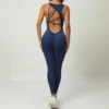 Seamless Yoga Jumpsuits Sports Fitness Set One-Piece Open back Sleeveless Running Quick Dry Gym romper Workout Clothes for Women