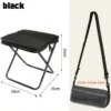 Portable Foldable Backpack Stool Lightweight Camping Fishing Picnic Chair Outdoor Outdoor Adventure Seat for Hiking Travel