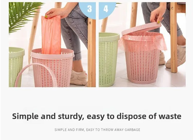 Large Capaci Kitchen Batoom Living Room Toilet Auatic Bag Changing Tra Can Creative Home Use Dusin with Lid