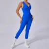 Seamless Yoga Jumpsuits Sports Fitness Set One-Piece Open back Sleeveless Running Quick Dry Gym romper Workout Clothes for Women