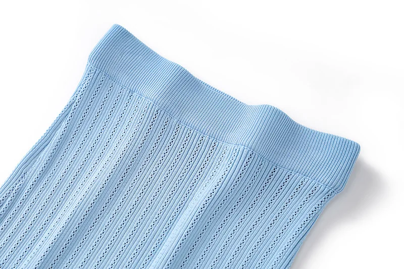 DGLUKE Knitted 2 Pieces Set For Woman Long Sleeve Top And Long Skirt Set 2 Piece Elegant Outfits Sweater Matching Sets