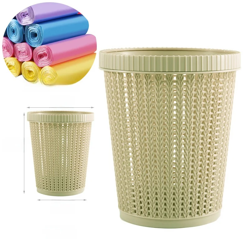 Large Capaci Kitchen Batoom Living Room Toilet Auatic Bag Changing Tra Can Creative Home Use Dusin with Lid