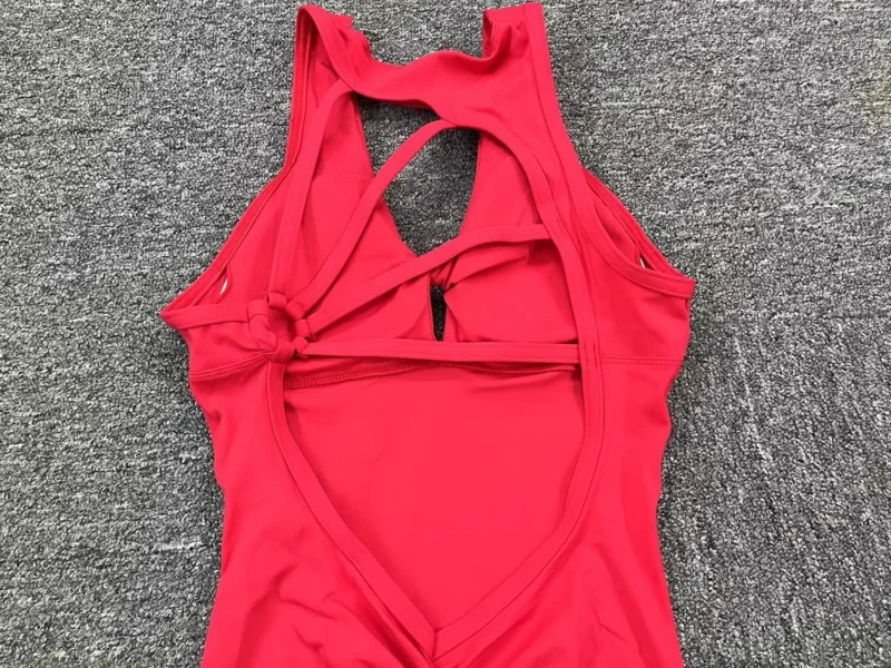 Seamless Yoga Jumpsuits Sports Fitness Set One-Piece Open back Sleeveless Running Quick Dry Gym romper Workout Clothes for Women