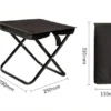 Foldable Backpack Stool Portable Small Mazar Satchel Pen Bag Camping Stool Lightweight Outdoor Folding Chair for Fishing Travel