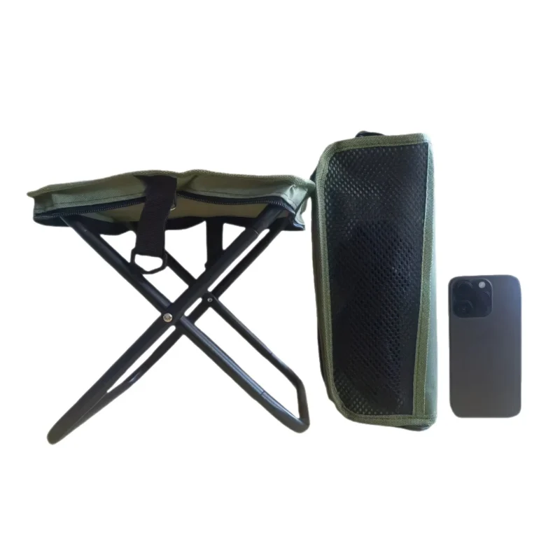 Portable Foldable Backpack Stool Lightweight Camping Fishing Picnic Chair Outdoor Outdoor Adventure Seat for Hiking Travel