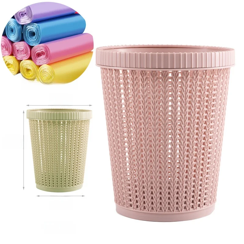 Large Capaci Kitchen Batoom Living Room Toilet Auatic Bag Changing Tra Can Creative Home Use Dusin with Lid