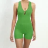 Seamless Yoga Jumpsuits Sports Fitness Set One-Piece Open back Sleeveless Running Quick Dry Gym romper Workout Clothes for Women