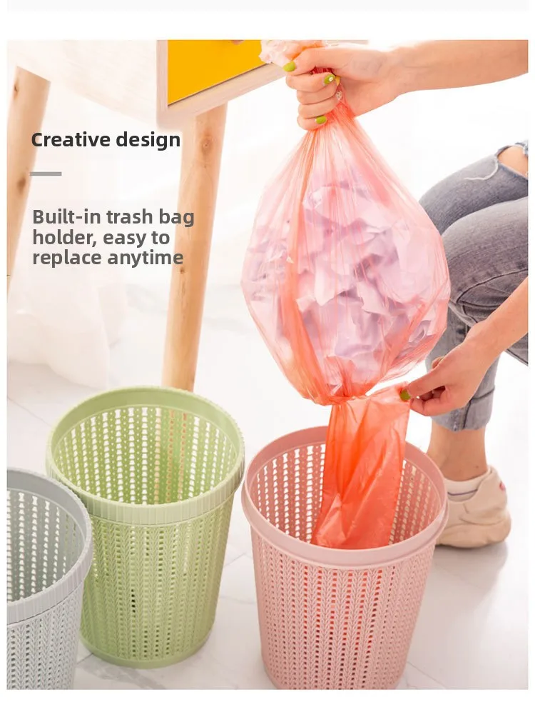 Large Capaci Kitchen Batoom Living Room Toilet Auatic Bag Changing Tra Can Creative Home Use Dusin with Lid