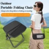 Portable Foldable Backpack Stool Lightweight Camping Fishing Picnic Chair Outdoor Outdoor Adventure Seat for Hiking Travel
