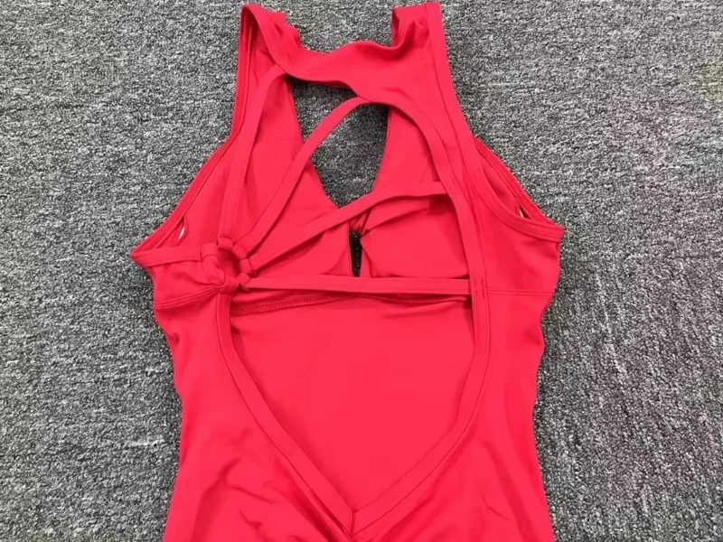 Seamless Yoga Jumpsuits Sports Fitness Set One-Piece Open back Sleeveless Running Quick Dry Gym romper Workout Clothes for Women