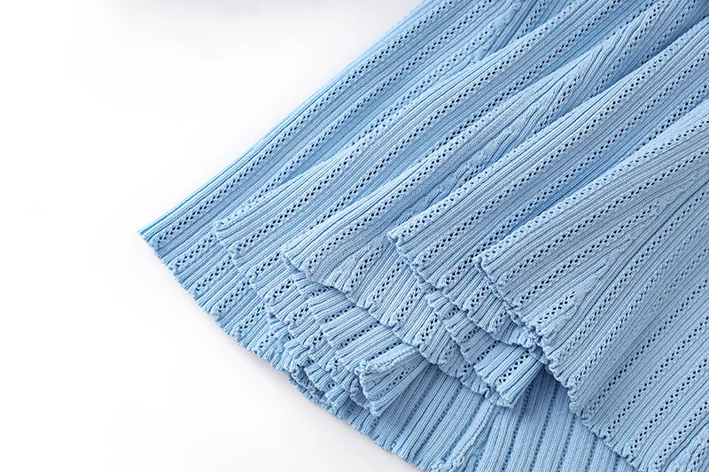 DGLUKE Knitted 2 Pieces Set For Woman Long Sleeve Top And Long Skirt Set 2 Piece Elegant Outfits Sweater Matching Sets