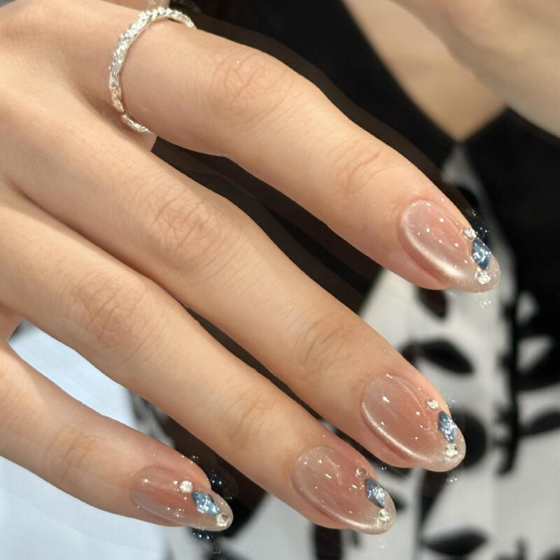 Small Diamond Handmade Nails