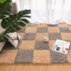 Soft Plush Warm Carpet Baby Play Mat Baby Bedroom Patchwork Carpet EVA Foam Interlocking Sports Floor Tiles Baby Warm Game Mat