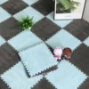 S5ba92c29a836442c908ee7bc53fb344a9.webp 10/20Pcs Soft Plush Children's Mat Baby Play Mat Baby Toys Eva Foam Puzzle Carpet in Children's Room Keep Warm Playmat Floor Mat