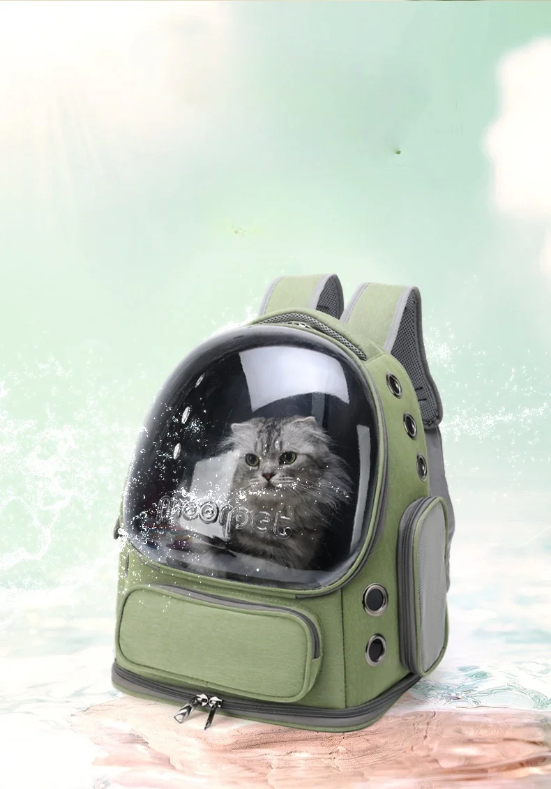 Carry a cat bag when going out, portable and breathable space pet cabin backpack dog bag cat supplies