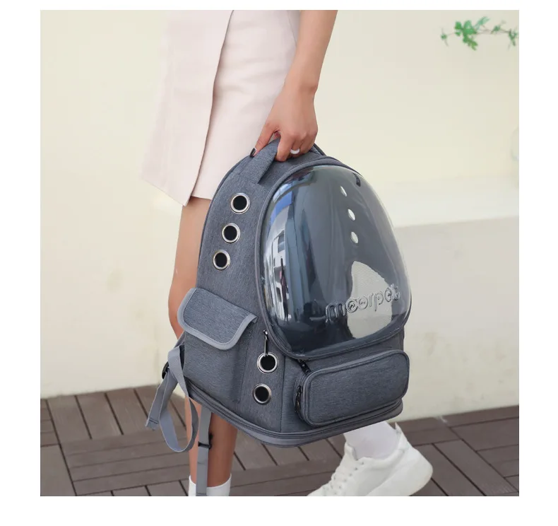 Carry a cat bag when going out, portable and breathable space pet cabin backpack dog bag cat supplies