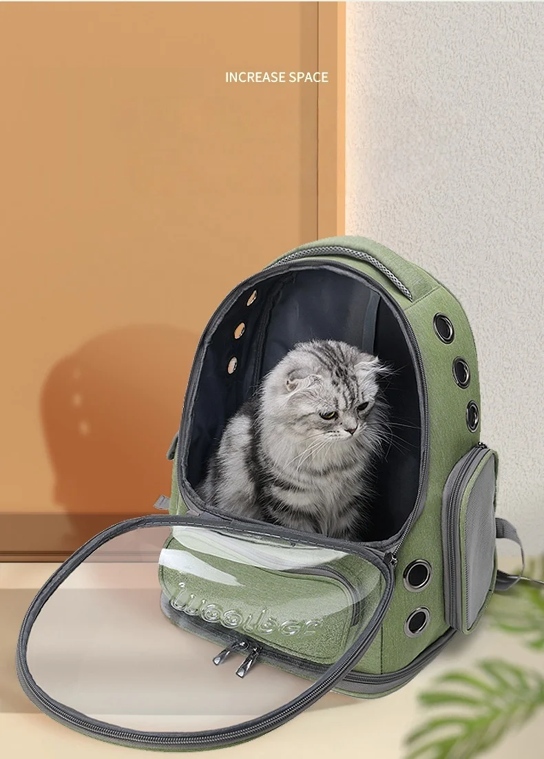 Carry a cat bag when going out, portable and breathable space pet cabin backpack dog bag cat supplies