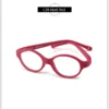 S13fbf9bcc81e4291a375595d7d1ca95cH.webp Ralferty Unbreakable Baby Children's Eyeglass Frames Kids No Diopter Optic Prescription Glasses Frame With Strap Small Oval 1-3Y