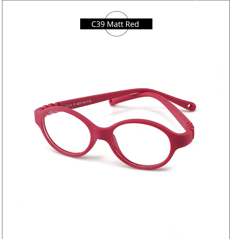 S13fbf9bcc81e4291a375595d7d1ca95cH.webp Ralferty Unbreakable Baby Children's Eyeglass Frames Kids No Diopter Optic Prescription Glasses Frame With Strap Small Oval 1-3Y