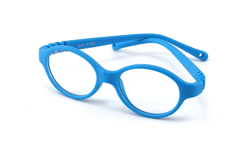 S16d30c9e30bd445895b26992b6bf177aP.webp Ralferty Unbreakable Baby Children's Eyeglass Frames Kids No Diopter Optic Prescription Glasses Frame With Strap Small Oval 1-3Y