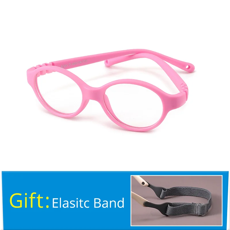 S1d3df70f00ee4edf9f91aae7d31d3454s.webp Ralferty Unbreakable Baby Children's Eyeglass Frames Kids No Diopter Optic Prescription Glasses Frame With Strap Small Oval 1-3Y