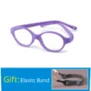 S3c554cf154d14e1d94b0106c3bb8e5ea1.webp Ralferty Unbreakable Baby Children's Eyeglass Frames Kids No Diopter Optic Prescription Glasses Frame With Strap Small Oval 1-3Y
