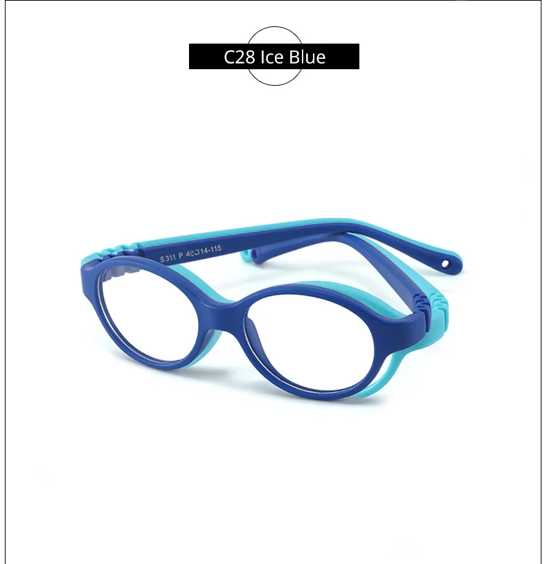 S6543f94f59e14e728729b616f543934aP.webp Ralferty Unbreakable Baby Children's Eyeglass Frames Kids No Diopter Optic Prescription Glasses Frame With Strap Small Oval 1-3Y