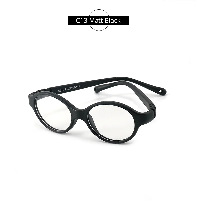Sf2b500262bdd467eb6727bab05aa8545G.webp Ralferty Unbreakable Baby Children's Eyeglass Frames Kids No Diopter Optic Prescription Glasses Frame With Strap Small Oval 1-3Y