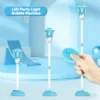 Automatic Vertical Bubble Machine 2.4GHz Remote Control Music Light Up Height Adjustable Outdoor Toy for Wedding Birthday Party