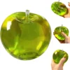 Translucent Green Apple Squishy Toy – Slow-Rising Sensory Stress Relief Fidget
