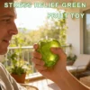 Translucent Green Apple Squishy Toy – Slow-Rising Sensory Stress Relief Fidget