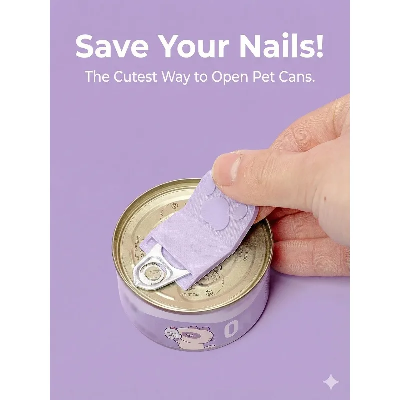 S460d433f2d604412b8984ae47958238eC-1.webp Cat Paw Pet Food Can Opener – Easy Ring-Pull Opener for Dog & Cat Cans