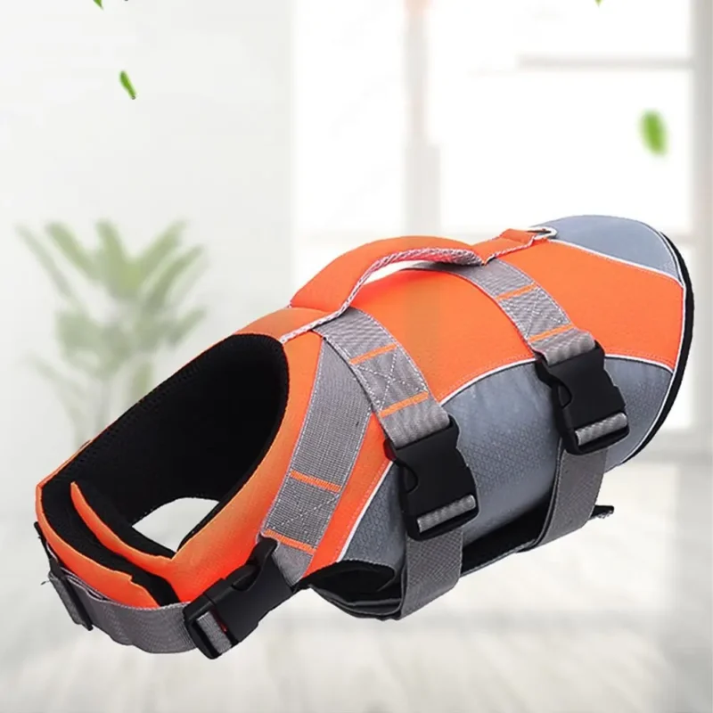 Sd30f428b94ea44399bb39798457756865.webp Reflective Dog Life Jacket – Adjustable Buoyancy Safety Vest