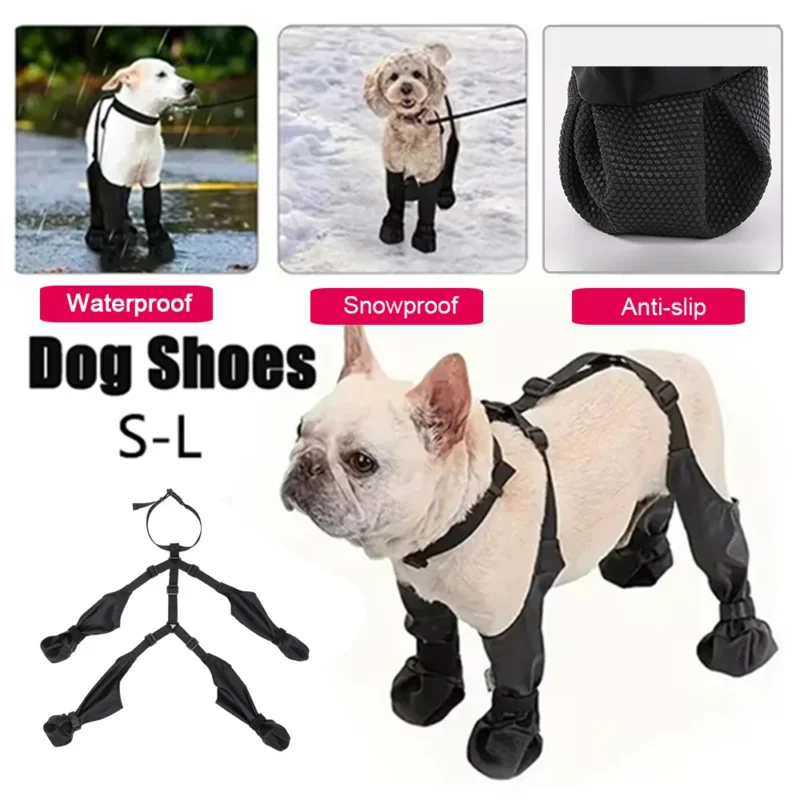 Sf981481e59d342ba9fae1c1153d8594bK.webp Waterproof Dog Boots – Protective Outdoor Paw Shoes for Dogs