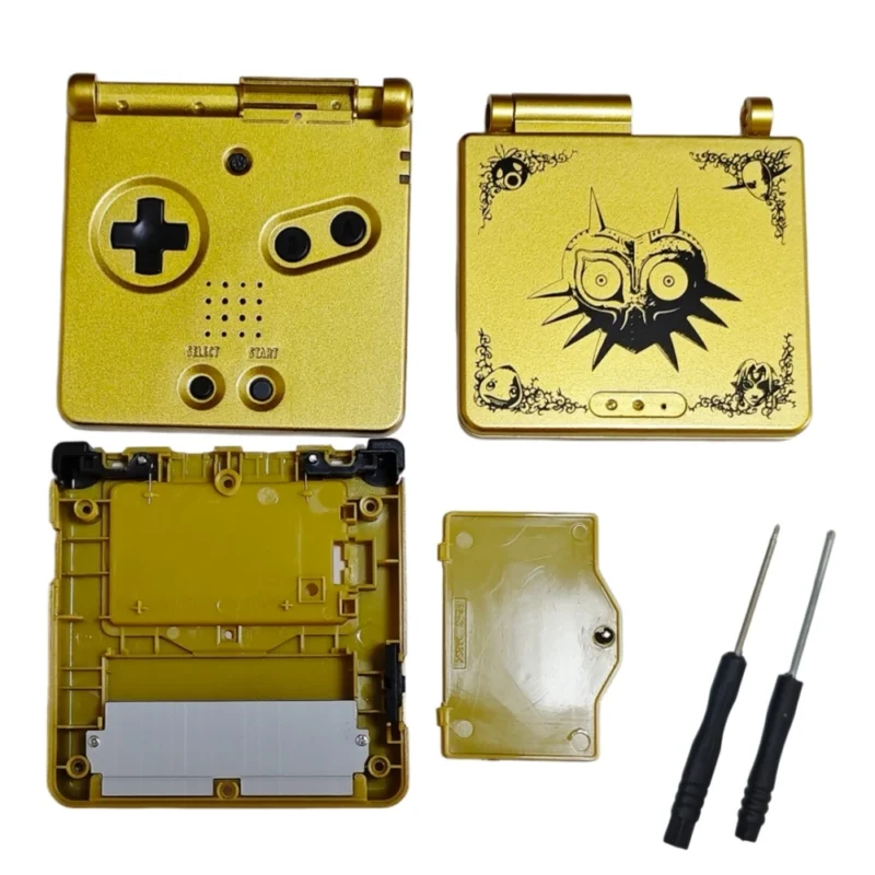 S30c822882c04460892a3ca737c57a814v.webp Multiple Colors DIY Case For GBA SP Housing Cover Case For GBASP Shell Limited Edition Repair Replacement Shell Accessories
