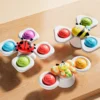 Cartoon spinning toy insect ocean-themed bath toy stress relief toy